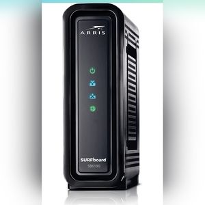 ARRIS SURFboard SB6190 DOCSIS 3.0 32 x 8 Gigabit Cable Modem-Black